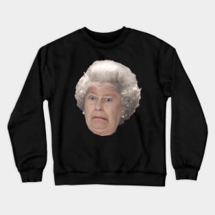 Queen Elizabeth shocked Crewneck Sweatshirt